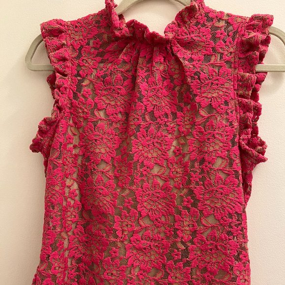 Anthropologie Size XS Pink Sleeveless Top - Picture 1 of 2